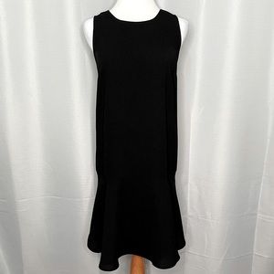 Loft sleeveless flounce dress